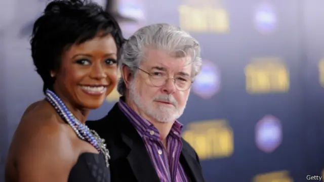 George Lucas dan Mellody Hobson