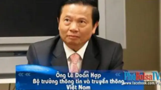 Ông Lê Doãn Hợp thuộc số không nhiều bộ trưởng từ Việt Nam gặp trực tiếp truyền thông người Việt hải ngoại