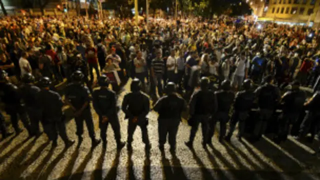 Brezilya'da gösteriler sürüyor