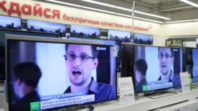 Телеэкраны со Сноуденом