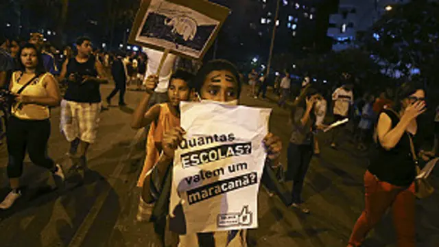 Protesto (Foto Reuters)