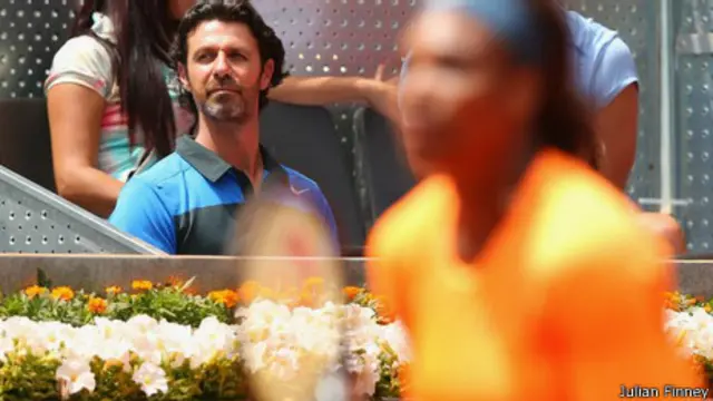 Serena Williams y Patrick Mouratoglou