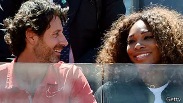 Serena Williams y Patrick Mouratoglou