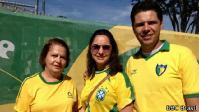 Gabriel e sua família precisaram desviar de protesto em rodovia para chegar a tempo do jogo