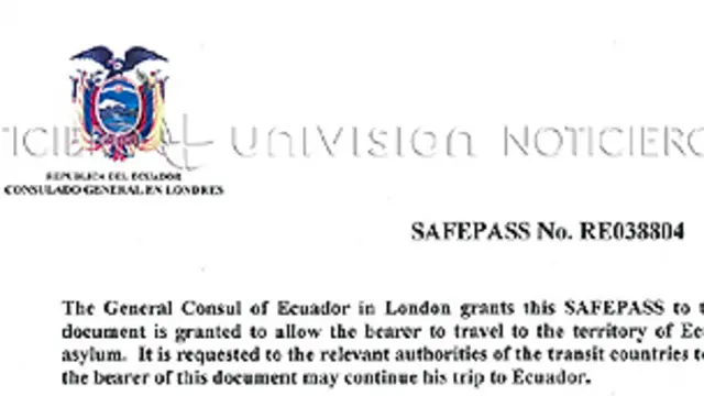 Supuesto salvoconducto