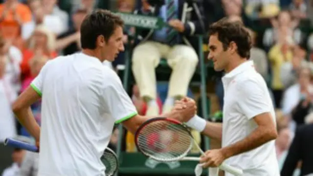 Стаховський і Федерер