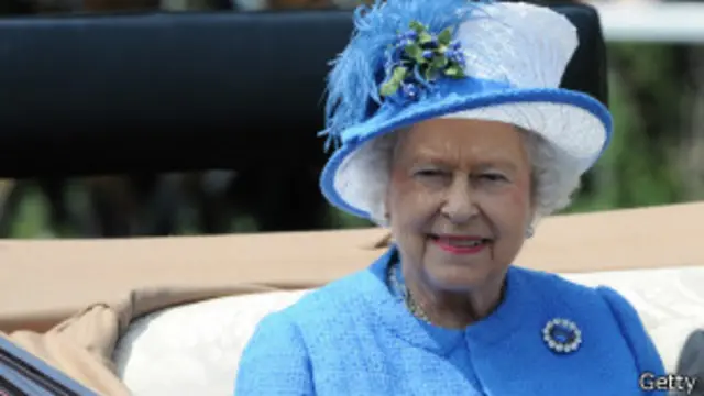 Queen Elizabeth arrives in Ascot, Getty images