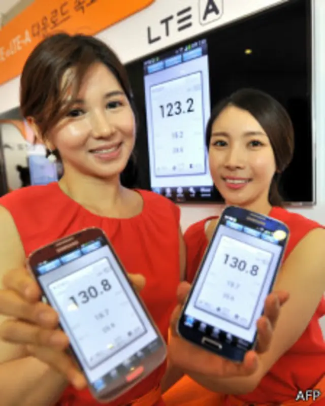 नई 4जी सेवा की पेशकश दक्षिण कोरिया की राजधानी सियोल सहित 44 शहरों में की गई है. 