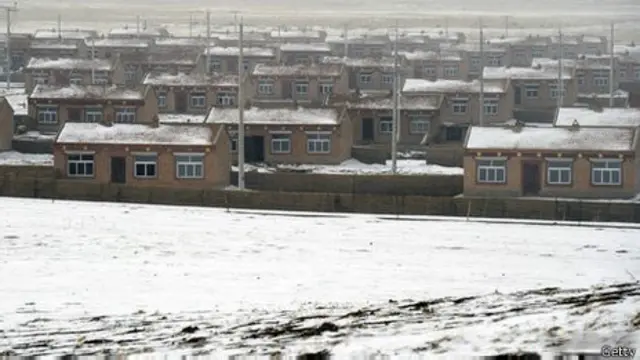 Поселок городского типа в Тибете