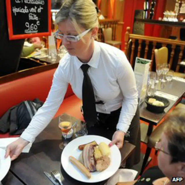 Во французском ресторане