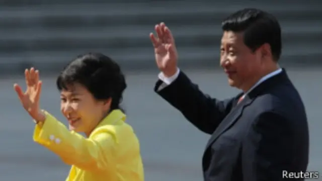朴槿惠2013年6月访问中国