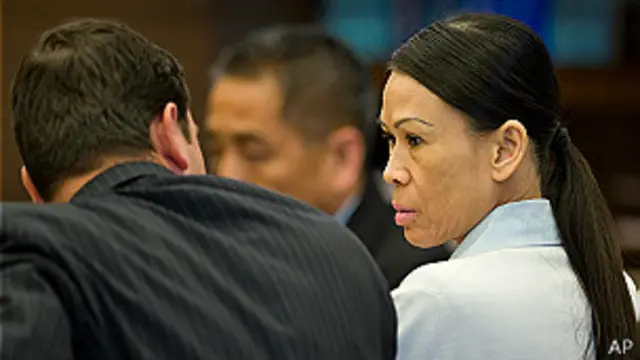 کیتھرن کیو بیکر نے پولیس سے کہا تھا کہ اس کے شوہر ’اسی سلوک کے مستحق تھے‘