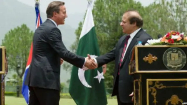 کامیرون او نواز شریف