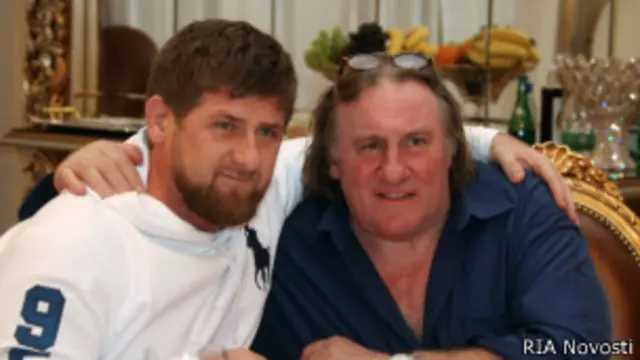 Рамзан Кадыров и Жерар Депардье