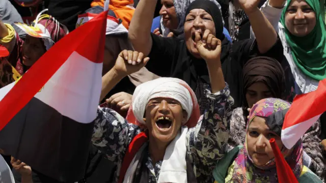 گذشتہ چند روز میں قاہرہ اور دوسرے شہروں میں لاکھوں مظاہرین نے صدر مرسی کے خلاف احتجاج کیا تھا