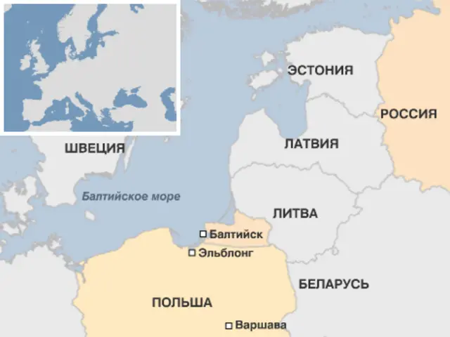 Карта Польши