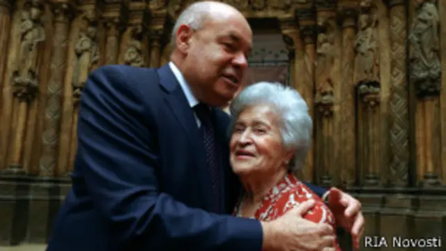 Ирина Антонова и Михаил Швыдкой