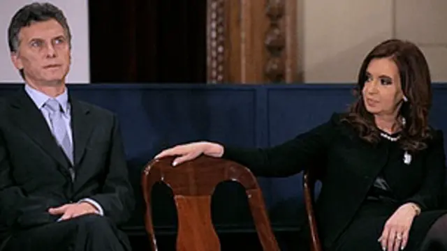 Mauricio Macri y Cristina Fernández de Kirchner