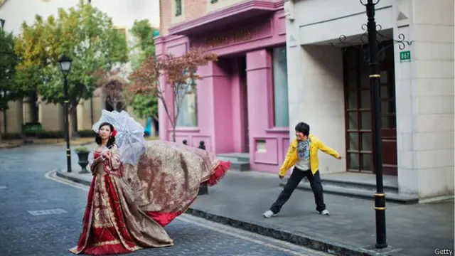 चीन में नकली इमारतें