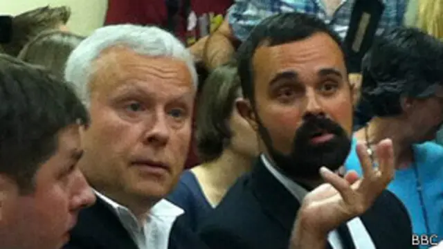 Лебедев в зале суда