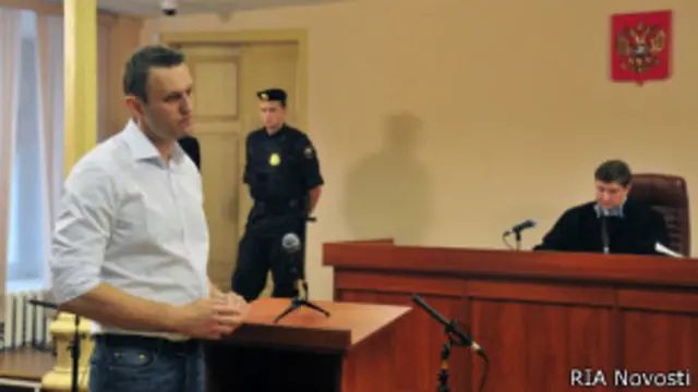 Алексей Навальный в суде