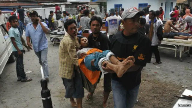 Korban luka akibat gempa di Bener Meriah