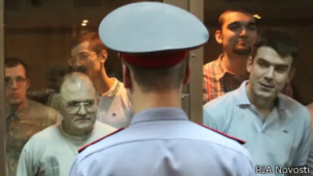 Обвиняемые по делу о массовых беспорядках на Болотной площади