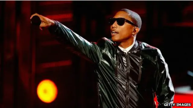 Pharrell menyebut klaim merek dagang will.i.am lemah. 