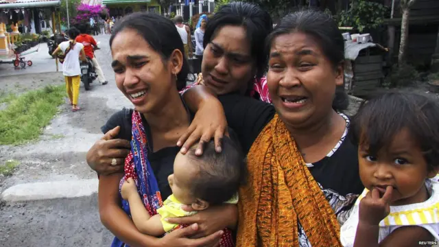 Warga panik akibat gempa