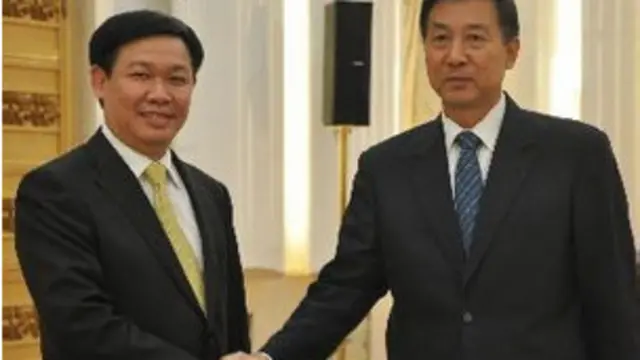 Vương Đình Huệ gặp Vương Dũng
