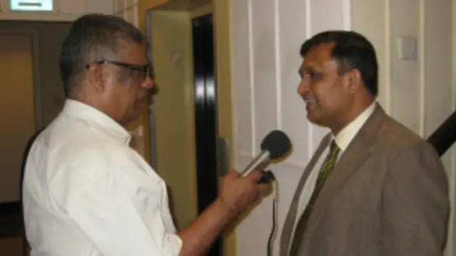 Deputy Solicitor General Sarath Jayamanne with Elmo Fernando