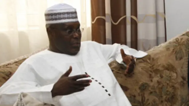 Alhaji Atiku Abubakar ne ya jagoranci bore
