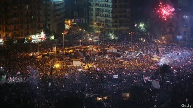 Площадь Тахрир в среду