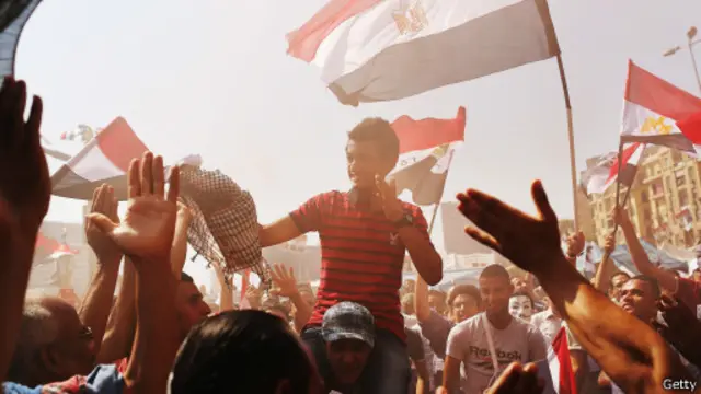 Египтяне на площади Тахрир