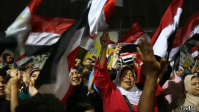 Protesto pró-Morsi no Egito (Getty)