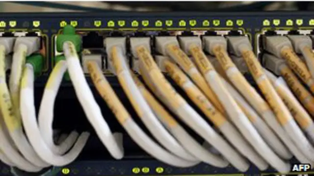 Conexões de internet - Foto: AFP