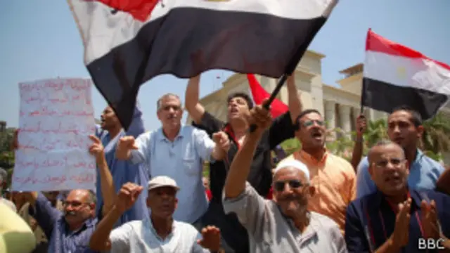 rally in Egypt