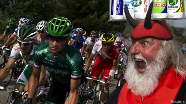"El Diablo" Didi Senft en el tour de 2013