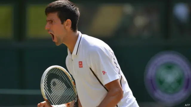 सर्बियाई टैनिस खिलाड़ी नोवाक ज्योकोविच