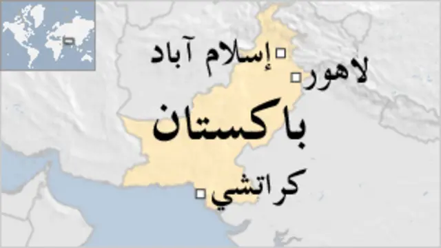 خريطة باكستان