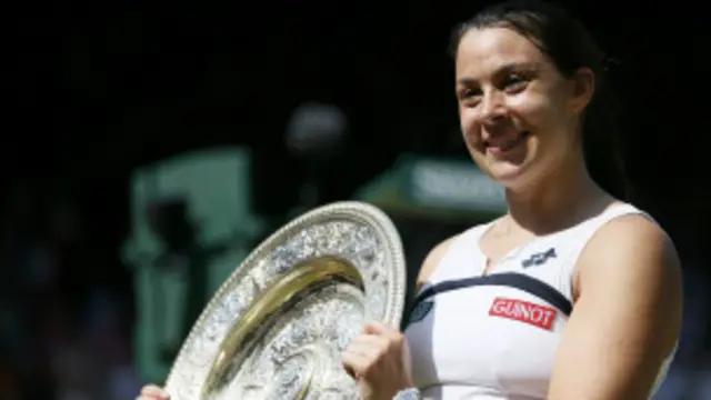 ماریان بارٹولی نے پہلی بار گرینڈ سلیم ٹائٹل جیتا ہے