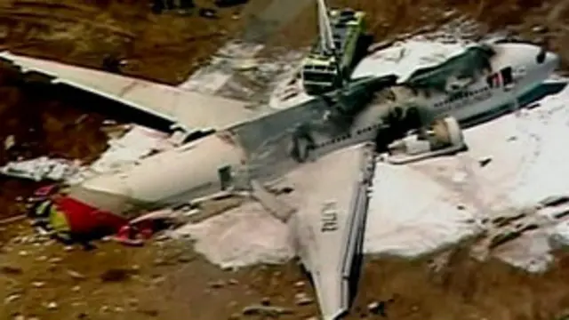 بوئینگ 777 متغلق به شرکت کره ای آسیانا