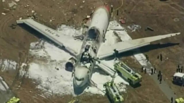 सैन फ़्रांसिस्को में विमान हादसा
