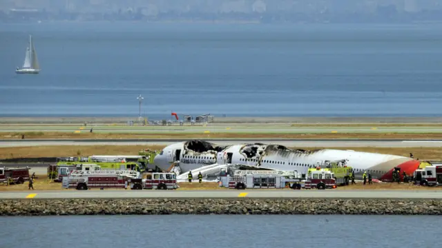 सैन फ़्रांसिस्को में विमान हादसा