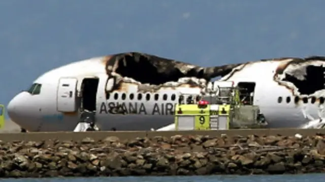 韩亚航空失事客机