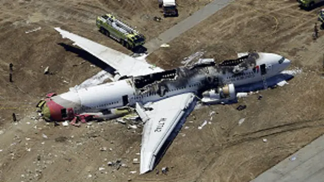 韩亚航空失事客机