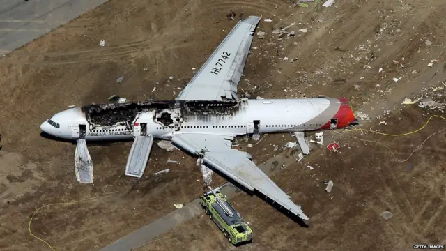Accidente aéreo en San Francisco