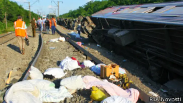 На месте катастрофы