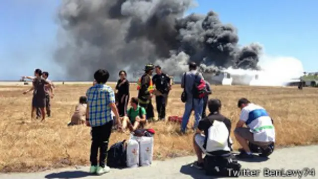 Imagen de los pasajeros tomada por BenLevy74