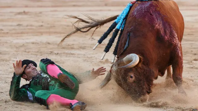 स्पेन में बुल फाइटिंग